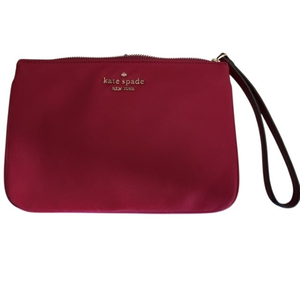 Kate Spade Chelsea Little Better Nylon Wristlet Cranberry WKR00614